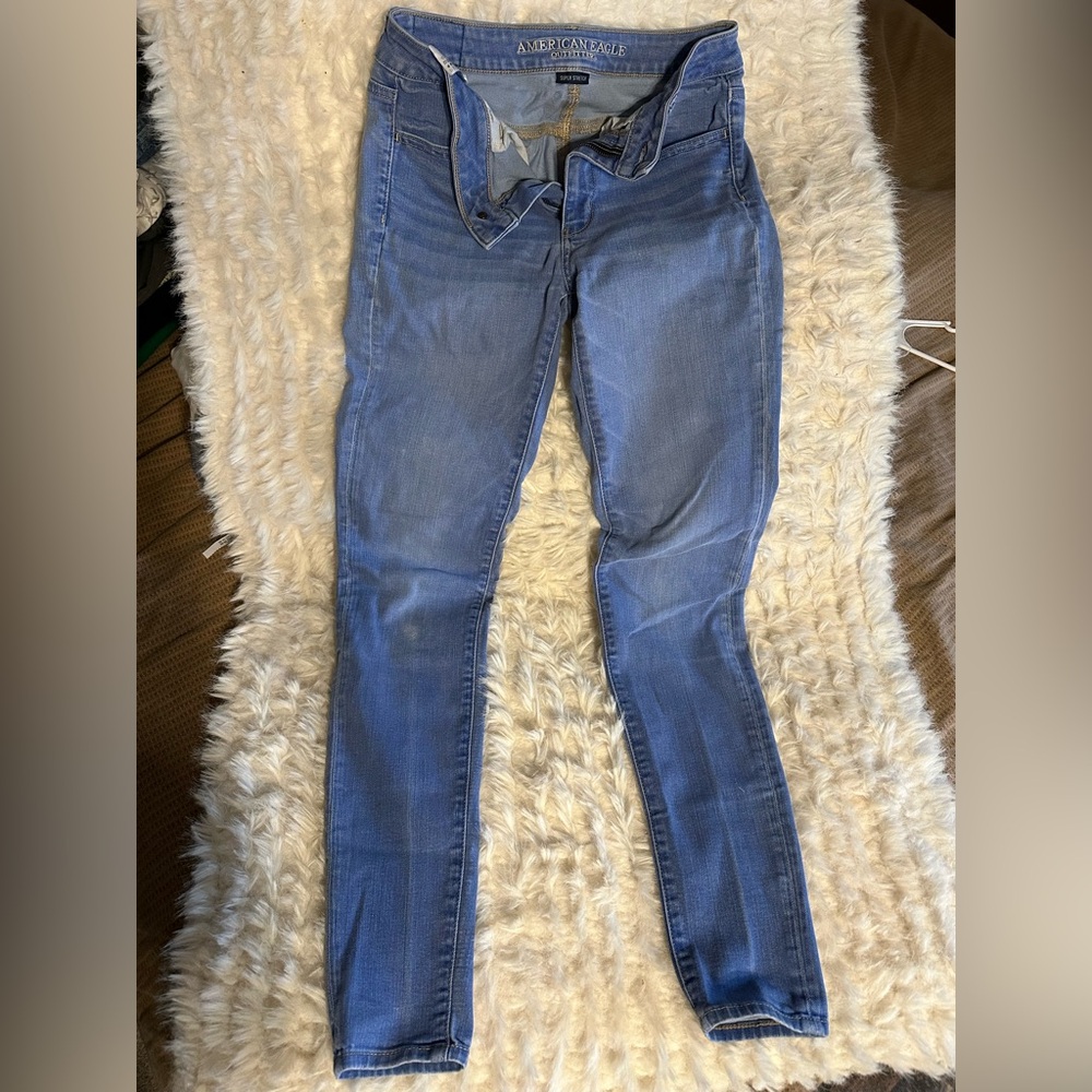 American Eagle Outfitters Medium Blue Women's Skinny Jeans